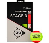 Dunlop Caja De Pelotas De Tenis Tb Stage 3 Red 8x12