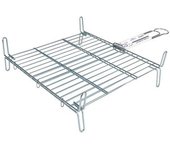 Algon Parrilla De Barbacoa Doble De Zinc 40x40 Cm 40x40 Cm