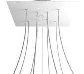 Creative Kroq409xf102 Xxl Rose-one Square Kit De Rosas Blanco Mate