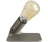 Creative Lámpara De Mesa Si! Con Bombilla St64 Y Base De Metal 5v