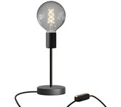 Creative Lámpara De Mesa Alzaluce Globo De Metal Con Enchufe De 2 Polos-regulador De Intensidad