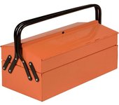 Bahco Caja De Herramientas De Metal Con La Posibilidad De Colocar Un Candado 275 Mmx210 Mmx435 Mm 3 Compartimentos