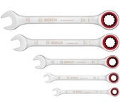 Bosch Juego De Llaves De Carraca Combinadas Professional Satin Es 5 Piezas