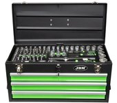 Jbm Caja De Metal Con Herramientas Galvanizadas 143 Piezas
