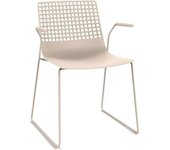 Resol Silla Con Brazos Patin Wire