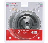 Bosch Disco De Sierra Circular De Madera/multimaterial Optiline 190x30 Mm 2 Unidades