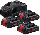Bosch Cargador Y Batería Power Set 3xpc 18v 4.0ah+gal1880cv