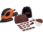 Black & Decker Lijadora Bew230bc-qs Con 15 Accesorios 55w
