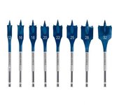 Bosch Broca Plana Para Madera Expert Self Cut Speed 12/16/18/20/22/25/28/32 Mm 8 Unidades