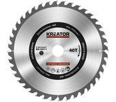 Kreator Disco De Sierra Circular Para Madera 254x30x3.0 Mm 40t