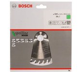 Bosch Disco De Sierra Circular Para Madera Op Wo H 160x20-36