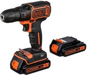 Black & Decker Destornillador Eléctrico Sin Cable Bdcdc18kb-qw