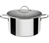 Supreme Olla De Inducción Con Tapa De Vidrio Acero Inoxidable 24 Cm
