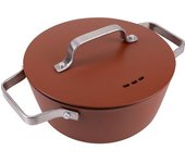 San Ignacio Sartén Agros De Inducción De Aluminio Forjado Con Tapa 20x8.5 Cm