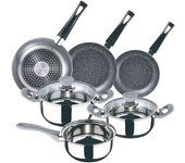 San Ignacio Juego De Utensilios De Cocina Y Juego De 3 Sartenes 16/20/24 Cm 5 Piezas