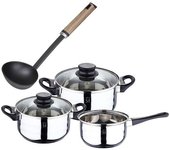San Ignacio Batería De Cocina Más Taza De Sopa En Nylon 32 Cm 5 Piezas