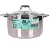 Quttin Olla De Inducción Con Tapa New Caesar Acero 30 Cm