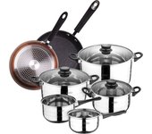 San Ignacio Juego De Ollas Y Sartenes 20/24 Cm Pk3154 8 Piezas
