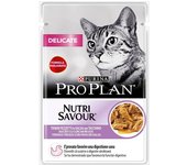 Purina Comida Para Gatos Pro Plan Delicate Pavo 26x85g