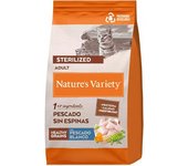 Nature´s Variety Comida Húmeda Esterilizada Saludable Para Gatos Con Pescado 3kg