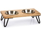 Dbl Comedero Para Gatos Linga