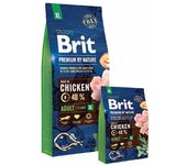 Brit Comida Para Perros Premium Nature Xl De Pollo Y Salmón 15kg