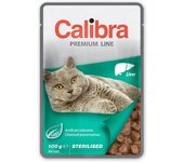 Calibra Bolsa Esterilizada Caja De Hígado 24x100g Comida Húmeda Para Gatos