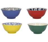 Kitchencraft Juego De 4 Cuencos Diseños Mundo De Sabores