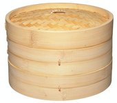 Kitchencraft Vaporera Grande De Bambú De Dos Niveles