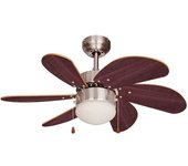 Edm Ventilador De Techo Aral 50w 76 Cm