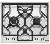 SMEG Placa De Gas Pgf64-4 60 Cm 4 Fuegos