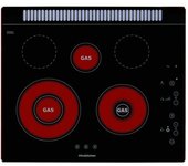 Vitrokitchen Placa Vitrocerámica 401tgna 60 Cm 3 Fuegos