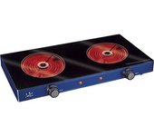 Jata Placa De Cocina Eléctrica Portátil V142 2 Fuegos