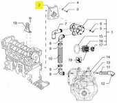 Vetus Soporte De Bomba De Agua Bruta Vf4/5
