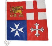 Adria Bandiere Bandera De La República Naval Jack Italiano