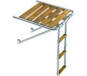 Oem Marine Escalera De 3 Peldaños Con Plataforma 30304