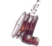 Talamex Polea Triple De Bloque Con Ojo Giratorio Hye Tufnol Fiddle Con Gancho Y Cornamusa