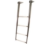 Oem Marine Escalera Telescópica 3030318 Acero Inoxidable 4 Escalones