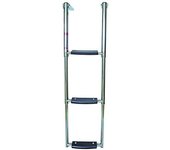 Oem Marine Escalera Telescópica 3030310 Acero Inoxidable 4 Escalones