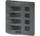 Blue Sea Systems Interruptor De Posición Del Panel 4 De La Cubierta Meteorológica