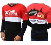 Xzoga Camiseta De Manga Larga V Neck Ct3