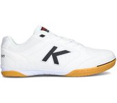 Kelme - Zapatilla de fútbol sala Precision, Unisex, Blanco, 10,5 USA