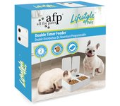 All For Paws Liftstyle4Pets Comedero Automático Doble para perros y gatos