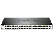 D-link dgs-1210-48 conmutador de red gestionado l2 negro, gris