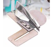 Dobladora de máquina de coser plana de tela dura dobladora de máquina de coser de una sola aguja (entrada 1-1/2 salida 3/4)