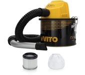 Aspirador de cenizas 800w 4l cenizas hasta 40°c vito filtro hepa