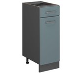 Vicco mueble bajo de cocina r-line, gris azulado, 30 cm sin encimera