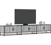 Mueble tv | mueble de salón | mesa de tv madera de ingeniería gris sonoma 240x35x41 cm cfw91038