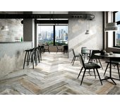 Azulejo ceramico tipo madera decapada suomi beige 22x90 (6 piezas/caja = 1,18m2)