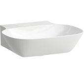 Laufen ino lavabo con enjuague manual, sin agujero para grifo, sin rebosadero, 450x410mm, h8163004001121, color: blanco